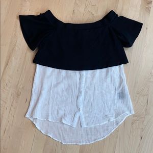 Anthropologie off the shoulder top